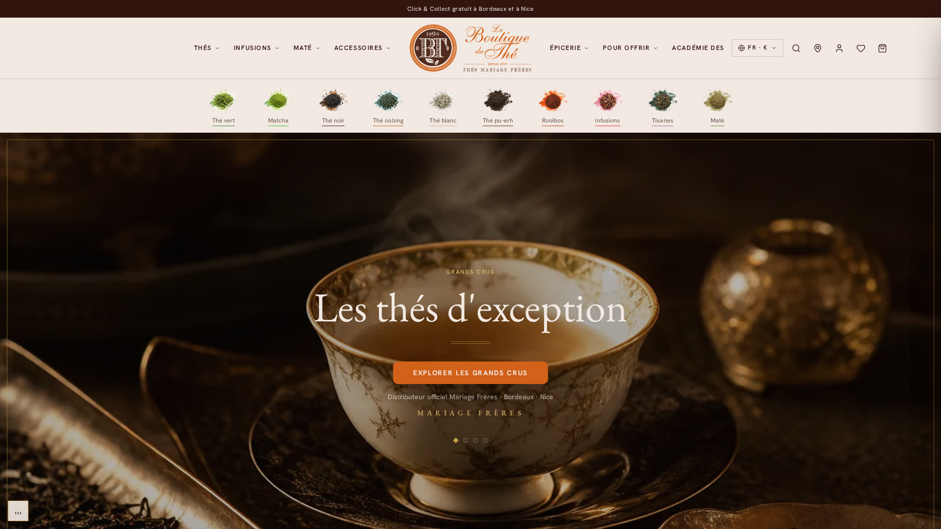 Aperçu du projet La Boutique du Thé
