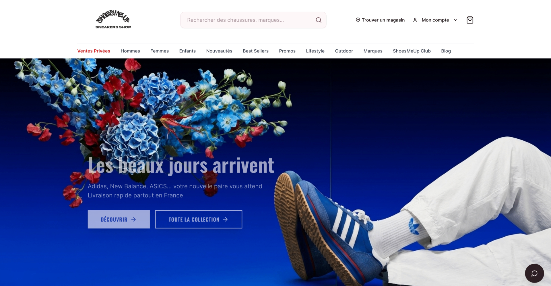 Aperçu du projet ShoesMeUp